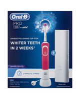 Pro 100 3D White Polish Electric Toothbrush - Pink
